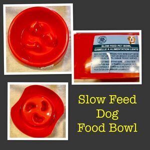 Slow Feed Dog Food Bowl
